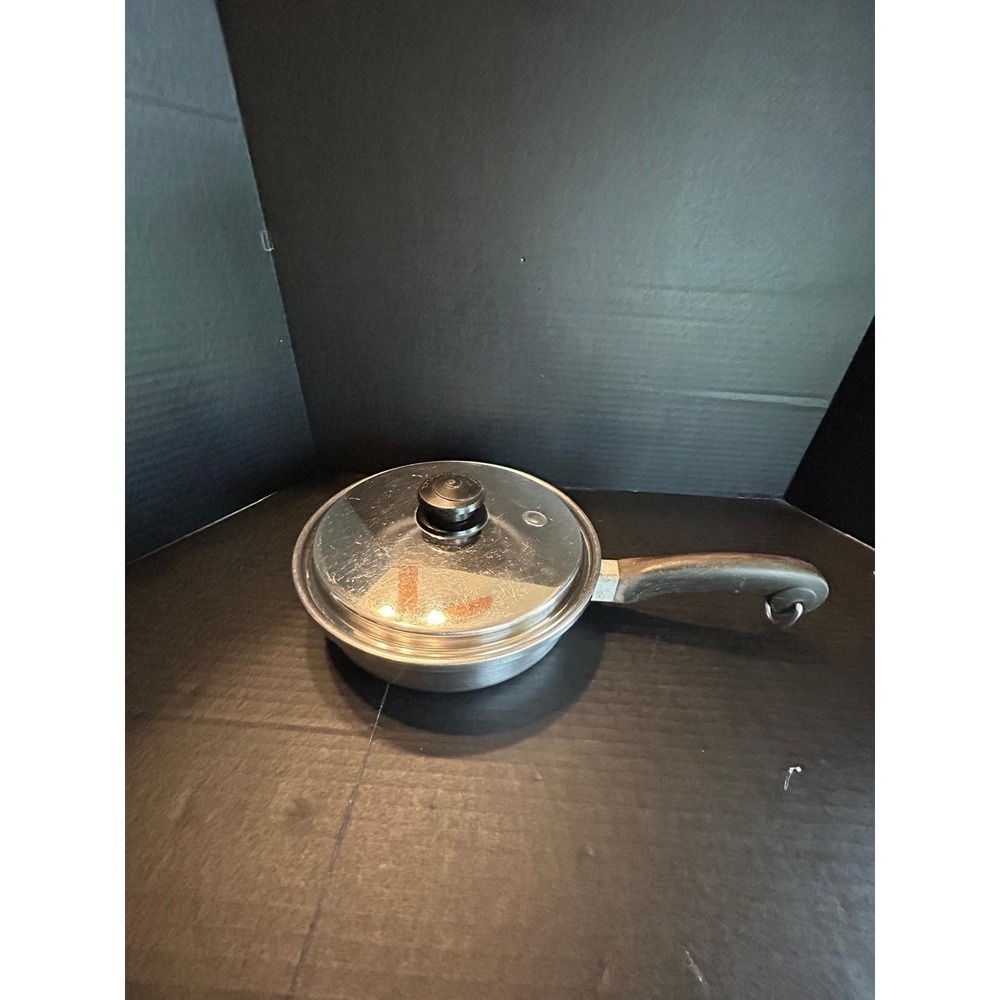 Saladmaster 9" Skillet Frying Pan Saute Pot & Vapo Lid Stainless Steel T304S